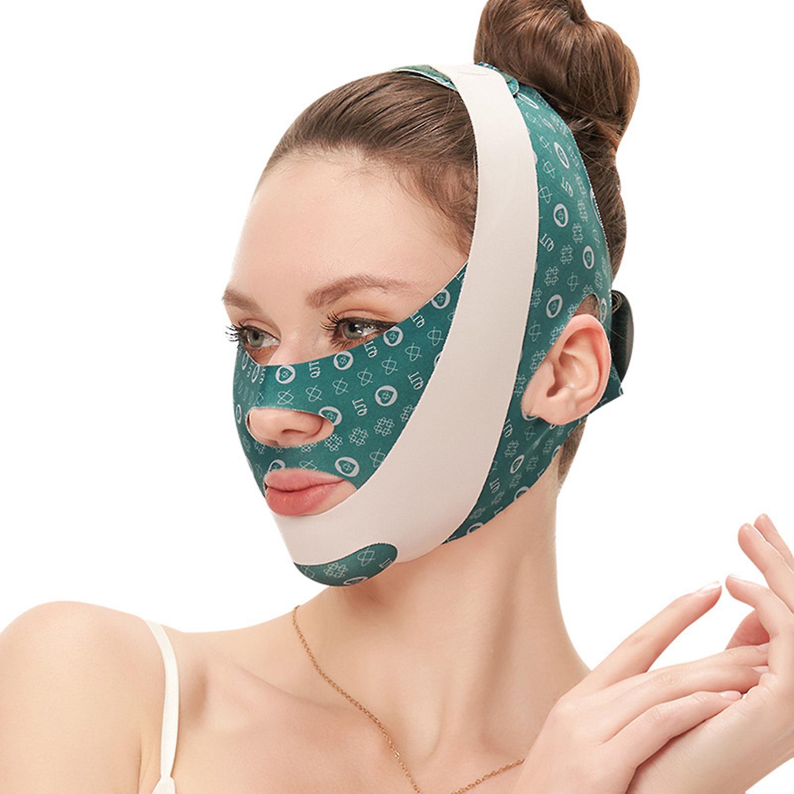 Thin Face Belt Stretchy High Elasticity Good Wrapping Fastener Tape Face Lift Tape Removing Double Chin Adjustable Wrinkle Removal Face Skin Tightenin