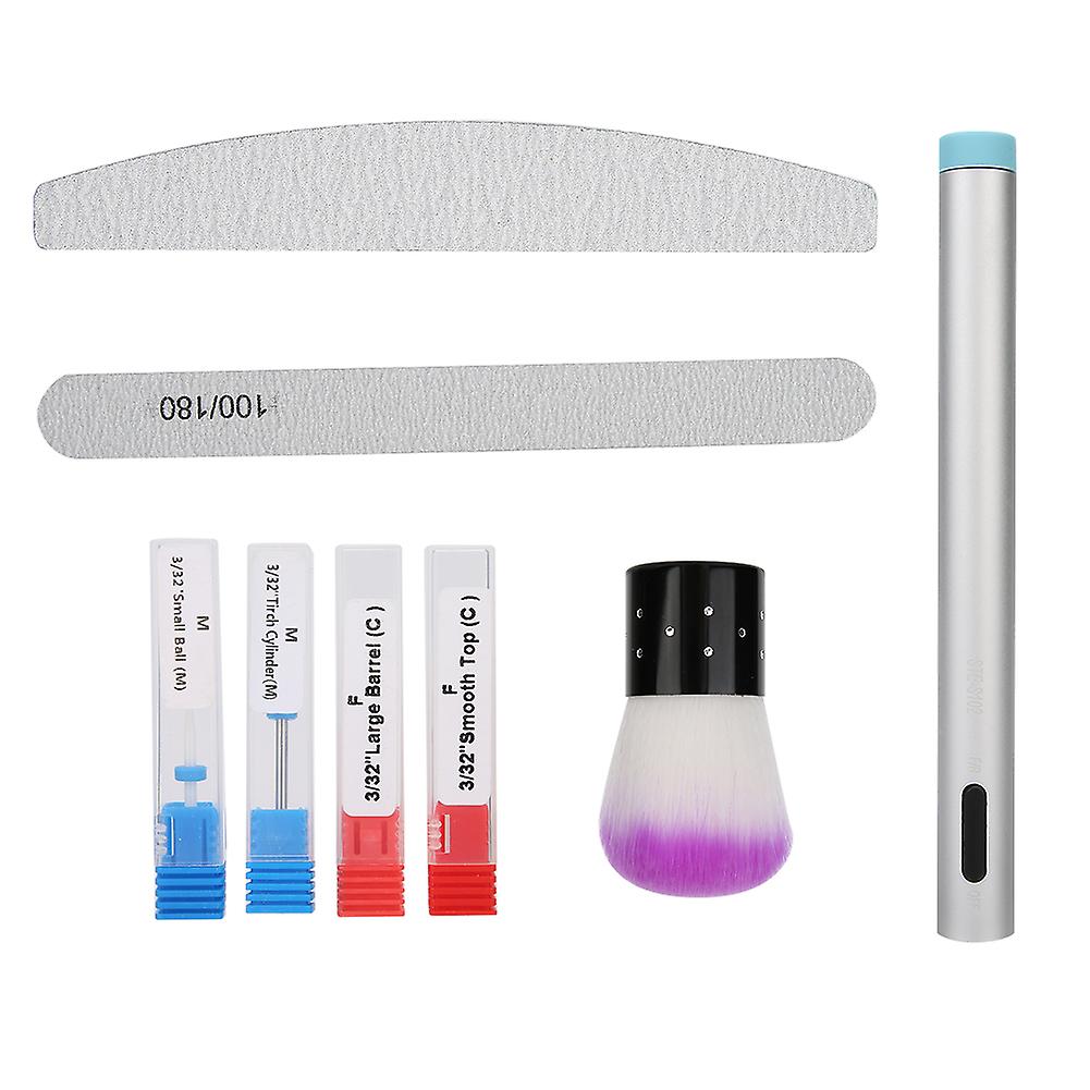 Professional Nail Drill Kit, Upgraded Quality Materials & Multi-purpose, Hight Quality and Durable Electric Nail Drill Machine Accessories with LED