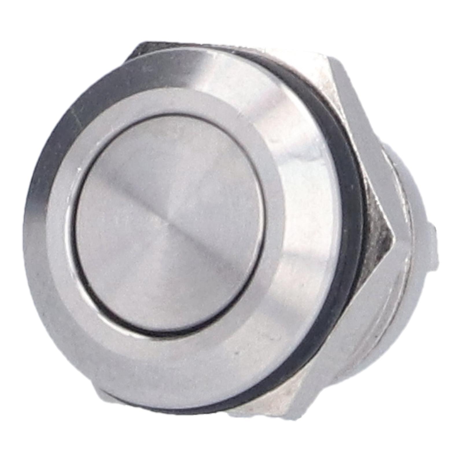 5Pcs Stainless Steel Flat Top Button Switch 0-220V Waterproof