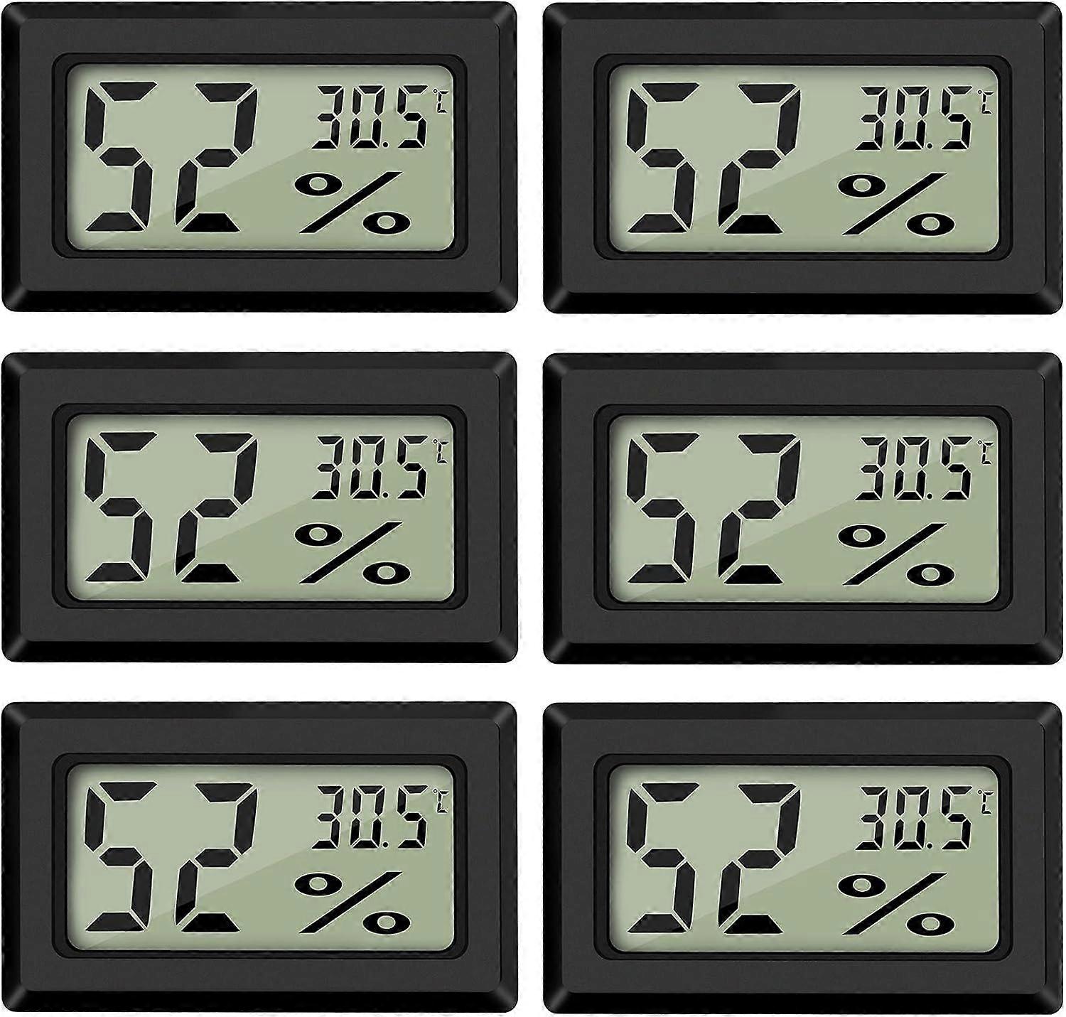 Mini Digital LCD Thermometer Hygrometer Temperature Humidity -50~70℃ 10%~99% RH Portable Thermometer Thermometer Hygrometer Indicator