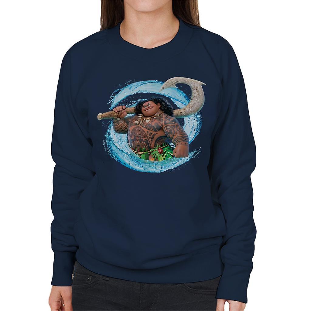 Disney Moana Maui Spiral Wave Women's Sweatshirt