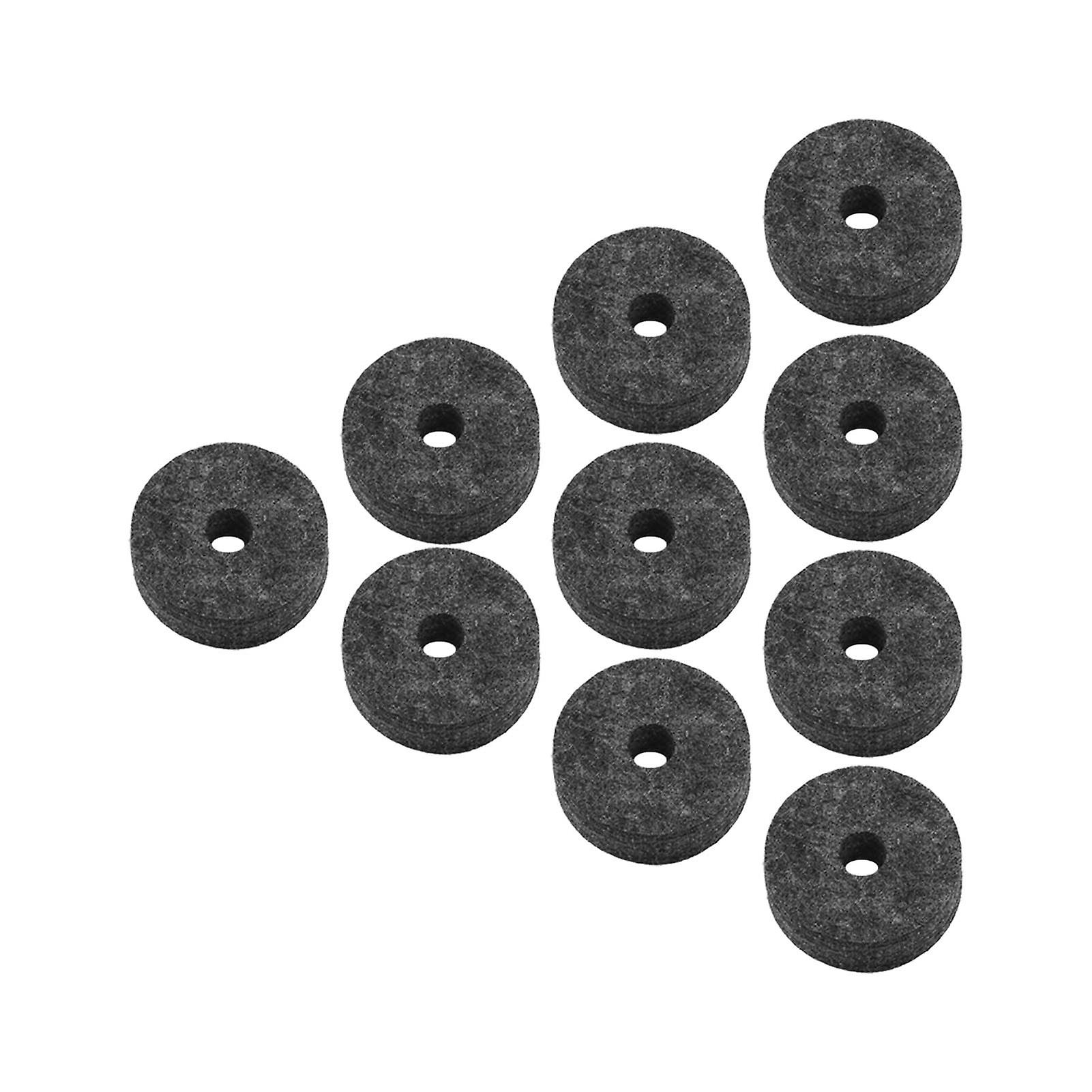 20Pcs Cymbal Felt Washer Pads Stand Replacement Parts Drum Set Accessory Non Slip 4cmGray