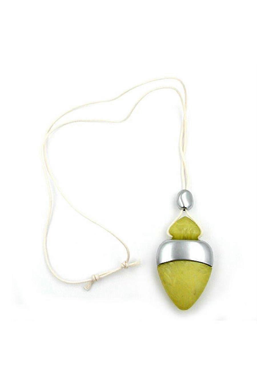 Necklace Perfume Bottle Kiwi-silver 100cm - Gl00350