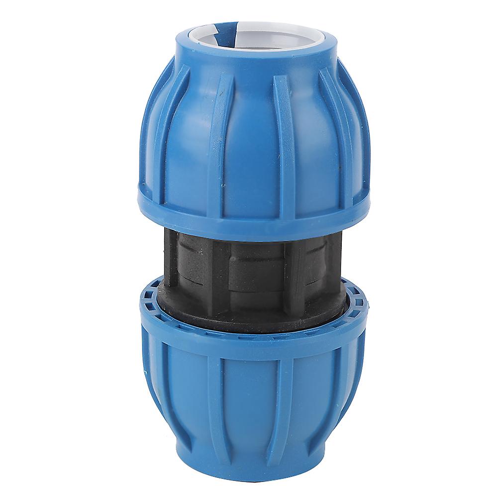 PE Plastic Durable Water Pipe Connection Straight Connector Adapter Fitting