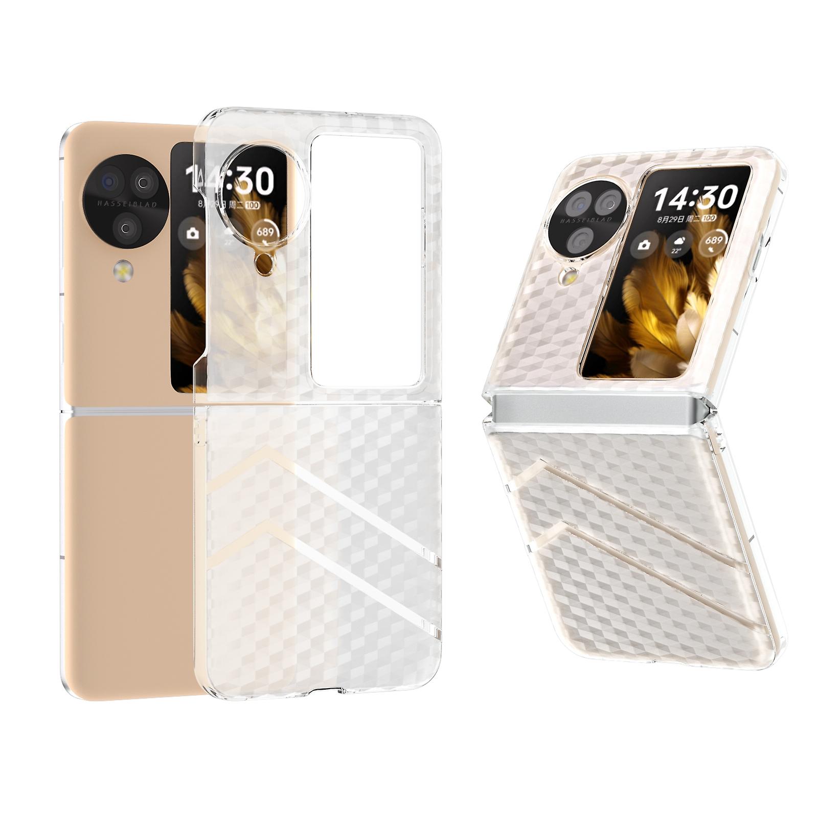 Wave Pattern Frosted Case For OPPO Find N3 Flip
