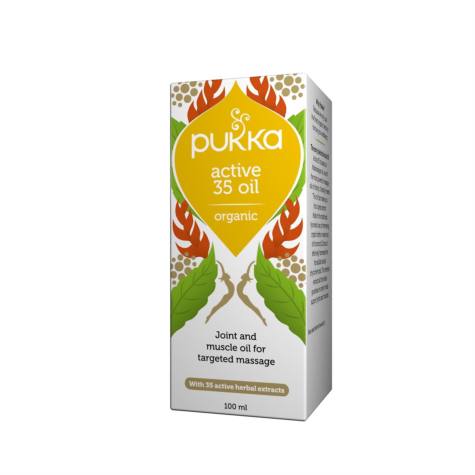 Pukka Herbs Organic Active 35 Oil - 100 ml