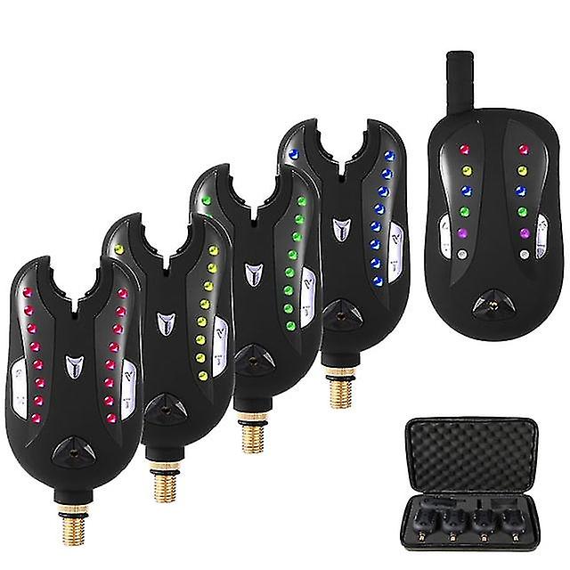Wireless Digital Fishing Alarm Fishing Bite Alarms Fishing Receiver Sound Alert Kit Led Alarm Indicator With Case