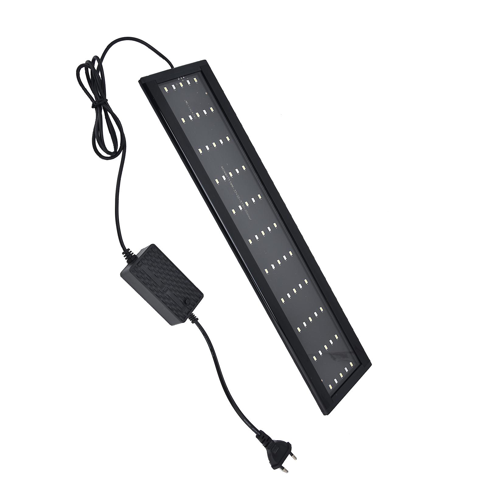 LED Fish Tank Light Ultra Thin Dimmable Aquarium Bracket Fish Tank Lamp EU Plug 220V