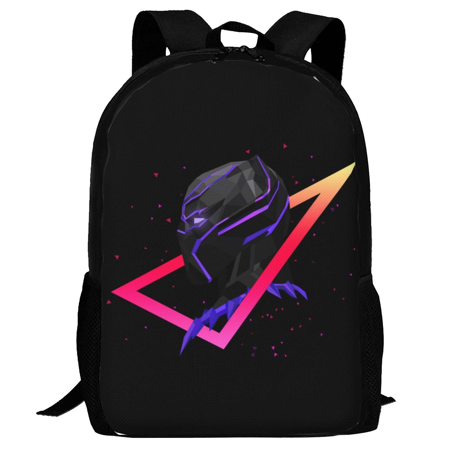 Black Panther Backpack,Laptop Backpack Lightweight Casual DaypackMulti-Function Travel Backpack