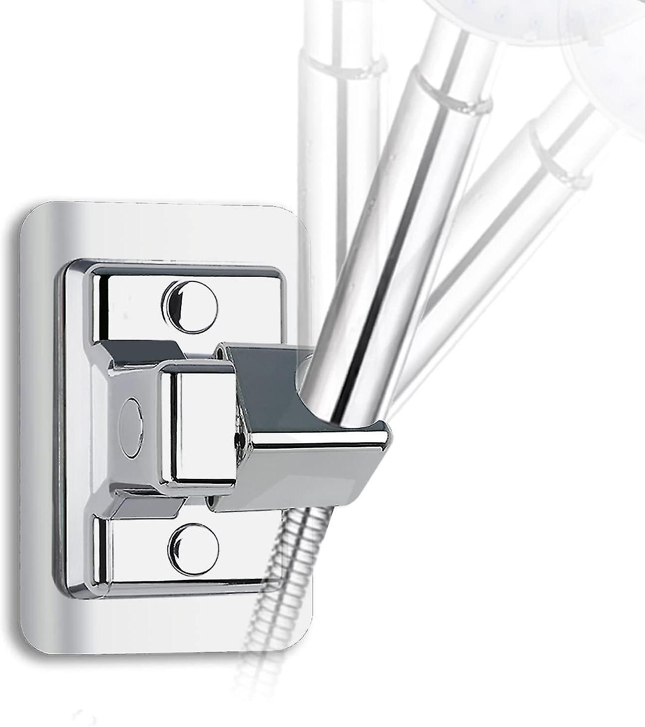 No Drilling Shower Holder,Universal 360° Adjustable Shower Head Holder,Wall Mounted Shower Holder,Mo