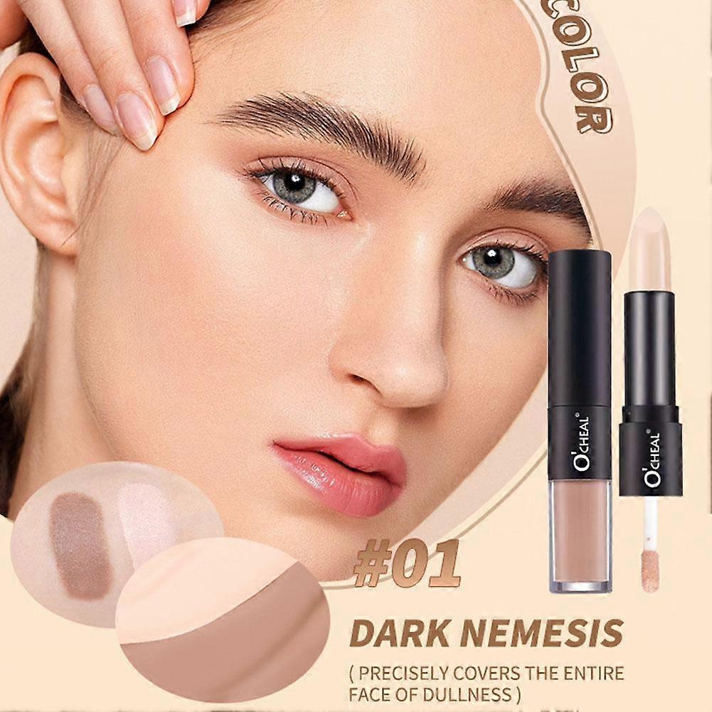 Correcteur Liquide Double Tête Contouring Stick 3D Visage Éclaircissant Mise en évidence