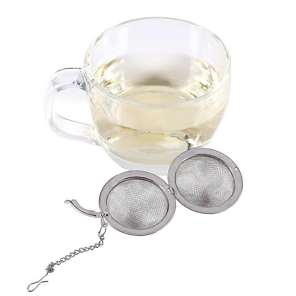 Stainless Steel Loose Tea Infuser Leaf Strainer Filter Diffuser Herbal Spice Net Bucket 5.5cm