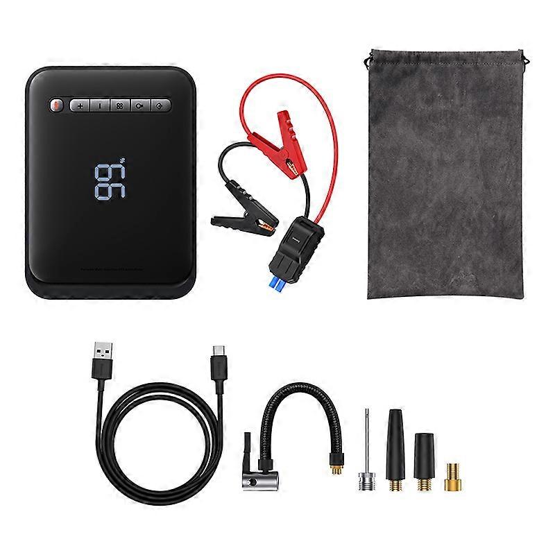 Auto Starthilfe 1000a 3 in 1 Tragbare Notstarter-Powerbank 12-V-Booster-Start-Inflator-Pumpe Auto-Luftkompressor