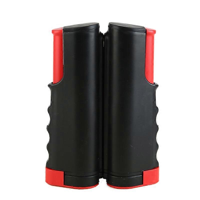 Tênis de mesa retrátil Net Rack Moda seguro ondulado borda portátil Pong Ball Net Rack para escola de ginástica preto vermelho