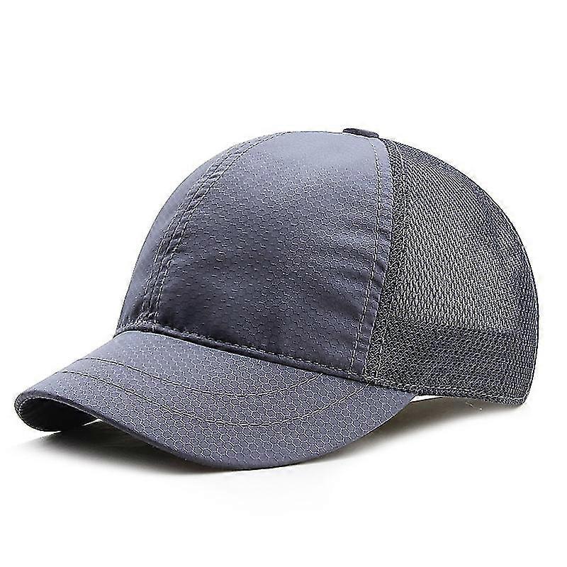 GYFDYM大人の大きなサイズの小さなつばの野球帽男性と女性の夏プラスサイズメッシュ