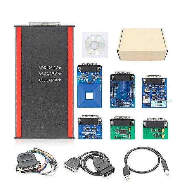 Iprog Pro V86 - Ecu Programmer Key Tool With Adapters. Supports Immo Replace. Alternative To Carprog/tango/digiprog.