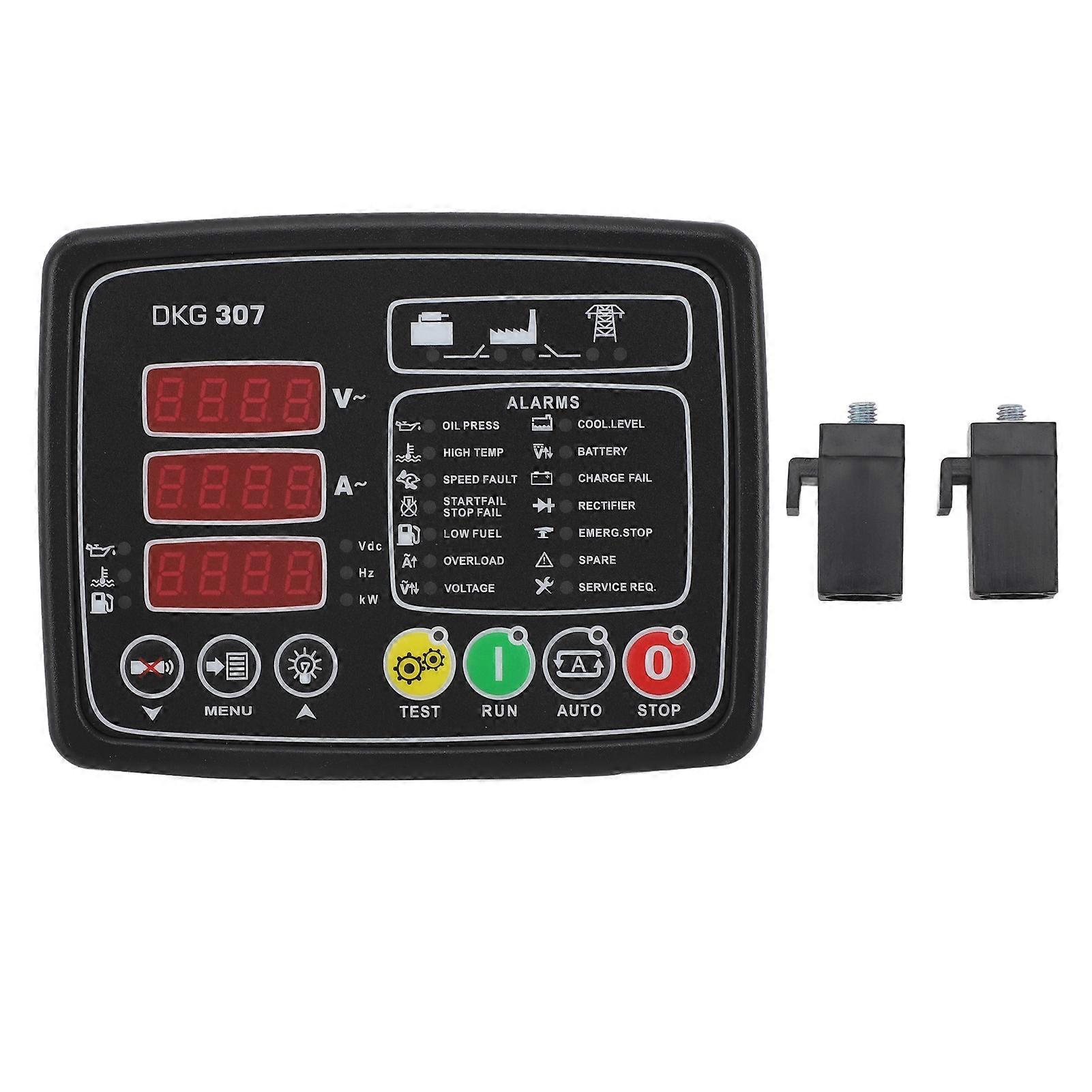 Dkg 307 Generator Control Panel 0300v Fire Retardant Lcd Display Generator Genset Control Module Panel For Diesel Generator