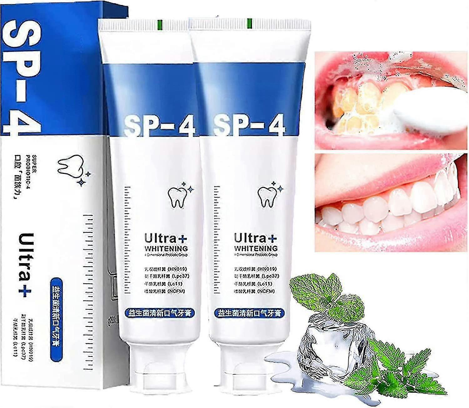Sp-4 Probiotic Toothpaste, Sp-4 Probiotic Toothpaste Teeth Whitener Toothpaste, Sp-4 Brightening Toothpaste Fresh Breath