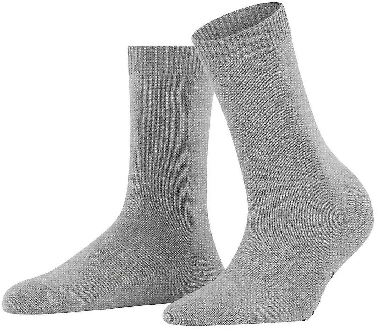 Falke Cosy Wool Socks - Light Heather Grey