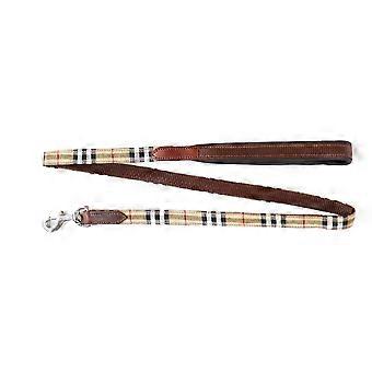 Dog Leash With Checkered Pattern