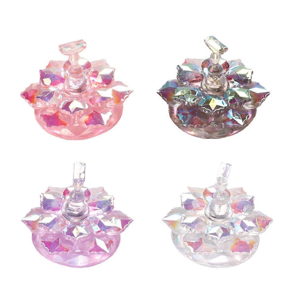 4Pcs Nail Display Stand Magnetic Nail Tips Stand Holder Nail Art Practice Base