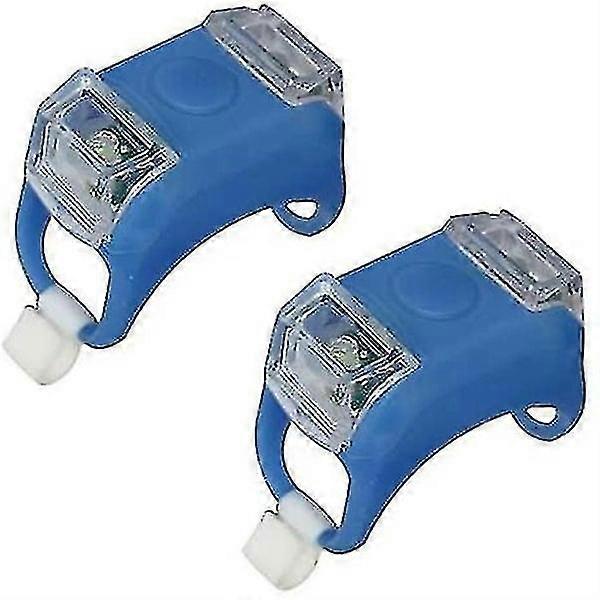 Silicone Waterproof Bicycle Front and Rear Light Set - 2-Pack