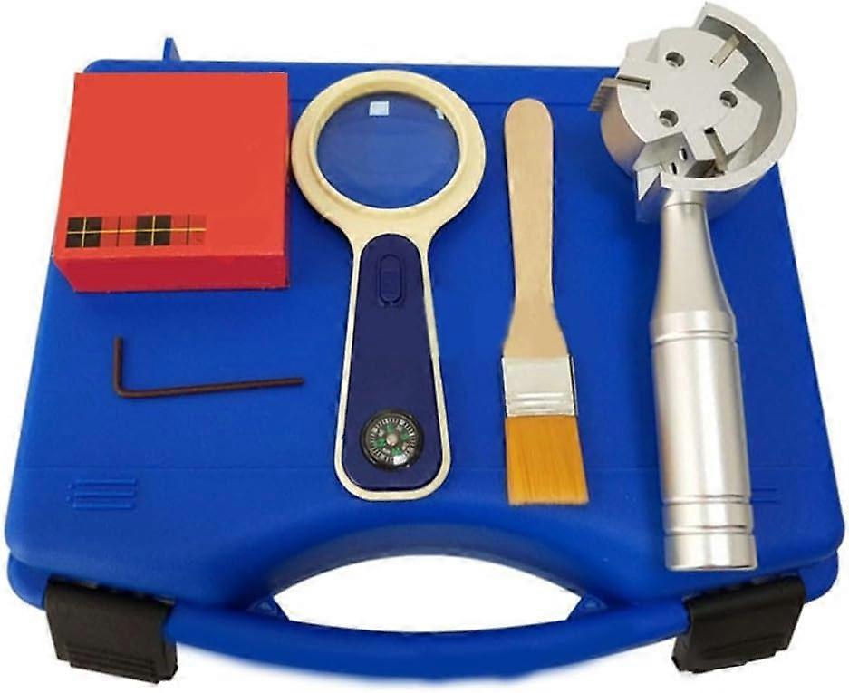 3-in-1 Kreuznutprüfgerät-Set, rotierendes Kreuznut-Adhäsionsprüfgerät mit 1 mm/2 mm/3 mm Klingen