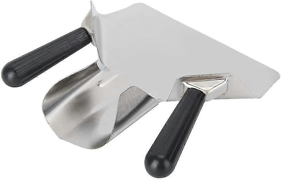 الفشار مغرفة ، الفولاذ المقاوم للصدأ الغذاء الفشار رقائق مغرفة الفشار المعدنية الفشار سكوبر مع مقبض غير قابل للانزلاق F
