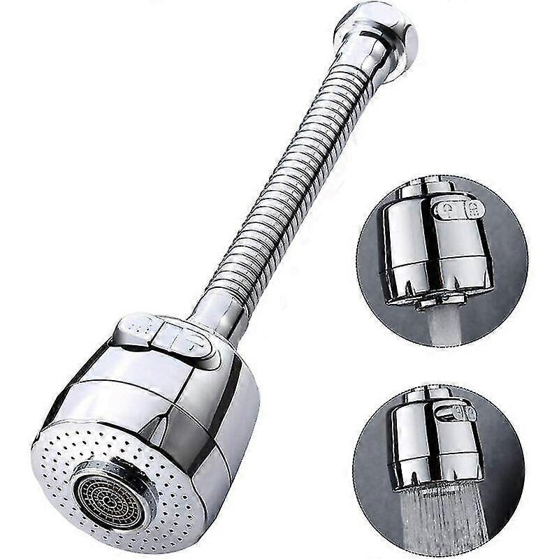 360 Degree Swivel Faucet Aerator Kitchen Faucet Head 2 Modes Adjustable Shower