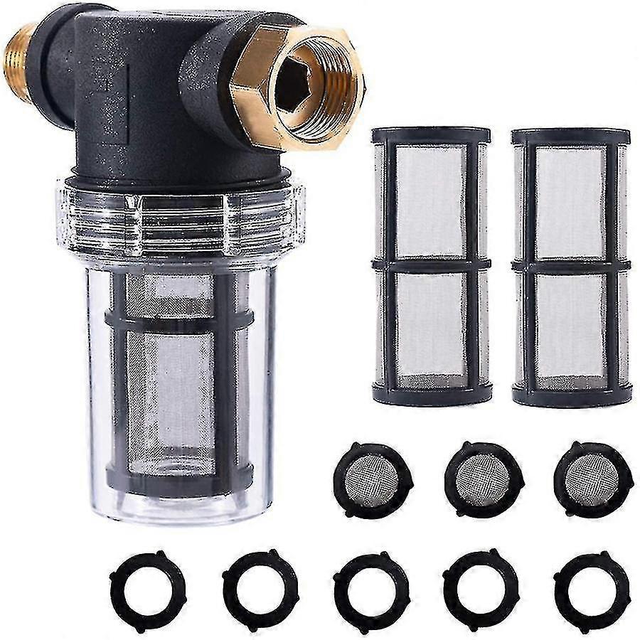 Sediment Water Hose Filter, Garden Hose Filter Compatible With Pressure Washer