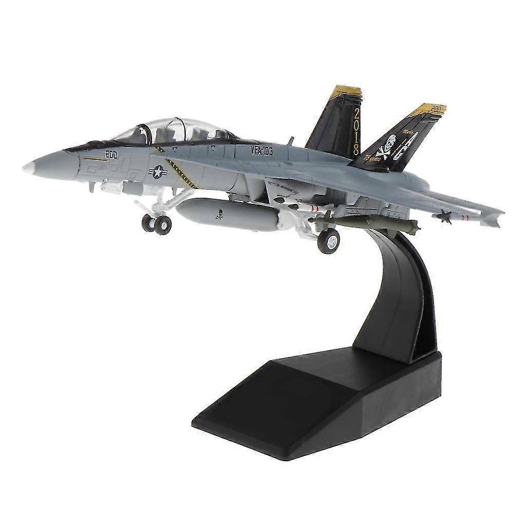 1/100 Scale F/a-18 Strike Fighter Plane Diecast Display Model With Stand