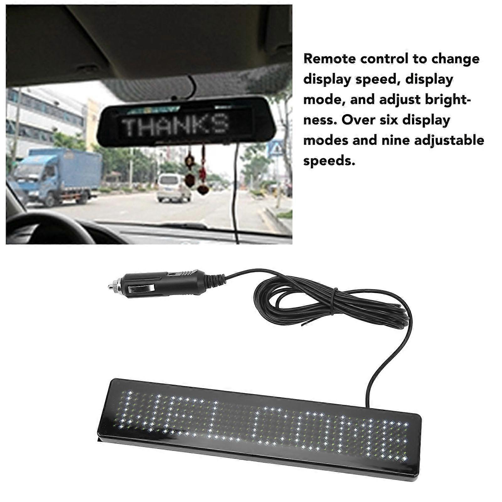 LED Matrix Panel Remote Control Programmable Scrolling LED Sign for ...