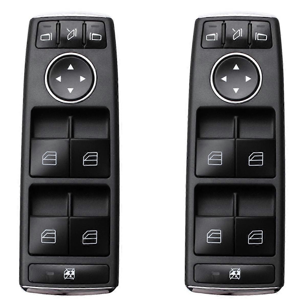 2Pcs Glass Lifter Main Switch Power Window Switch for E-Class W204 C-Class 207 C117 G500 G550 A2049