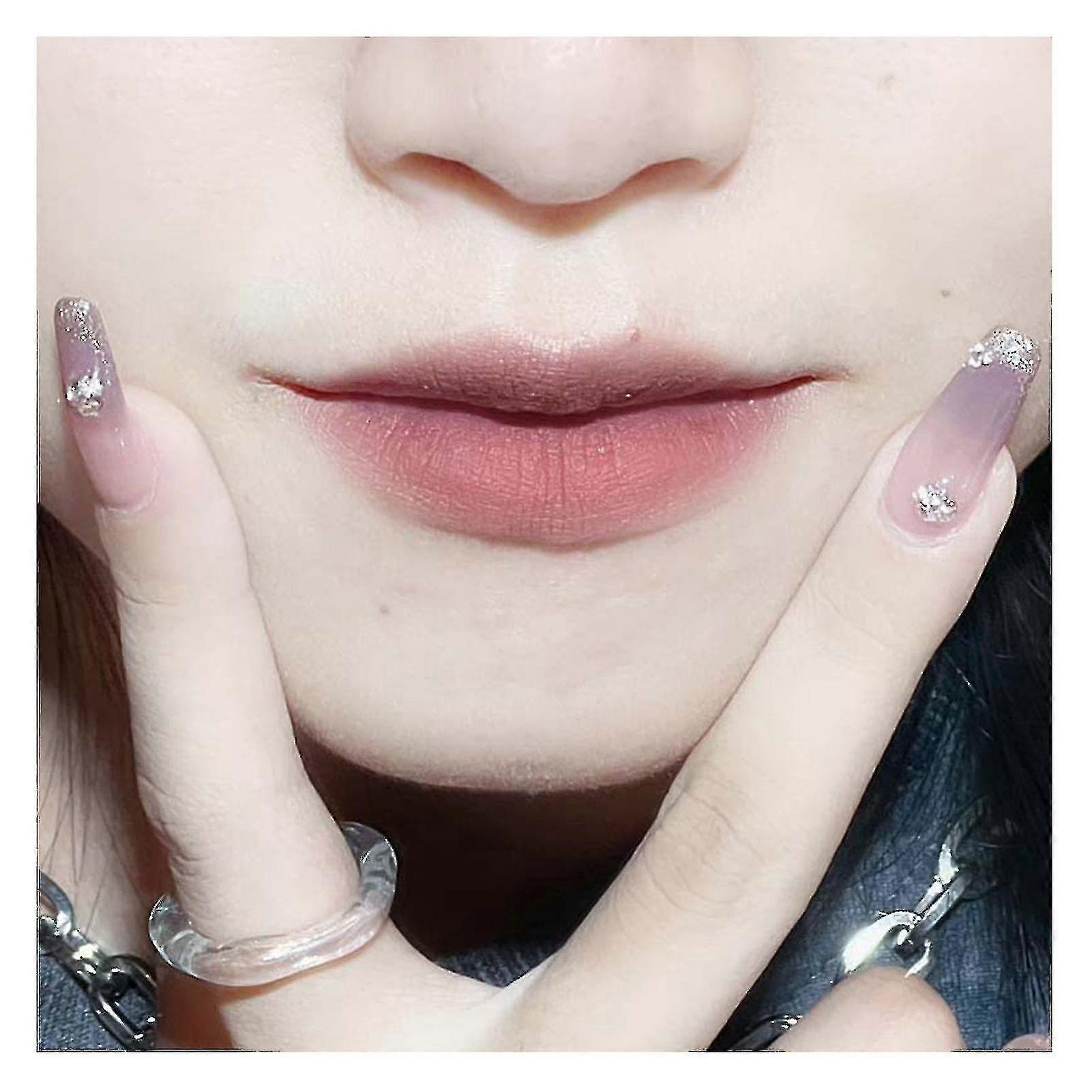 Matte Velvet Non-fading Lips Gloss Non-sticky Cup High Pigment Color For Daily Life Everyday Use