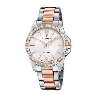 Festina mademoiselle Women's Analog Quartz Watch with Stainless Steel Bracelet F20595/1