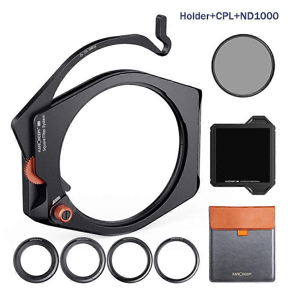 Kit Pro Sistem Penahan Filter Konsep K & Dæk Netral Multi Lapis ND8 ND64 ND1000 CPL Sæt Filter Untuk Lensa Kamera DSLR
