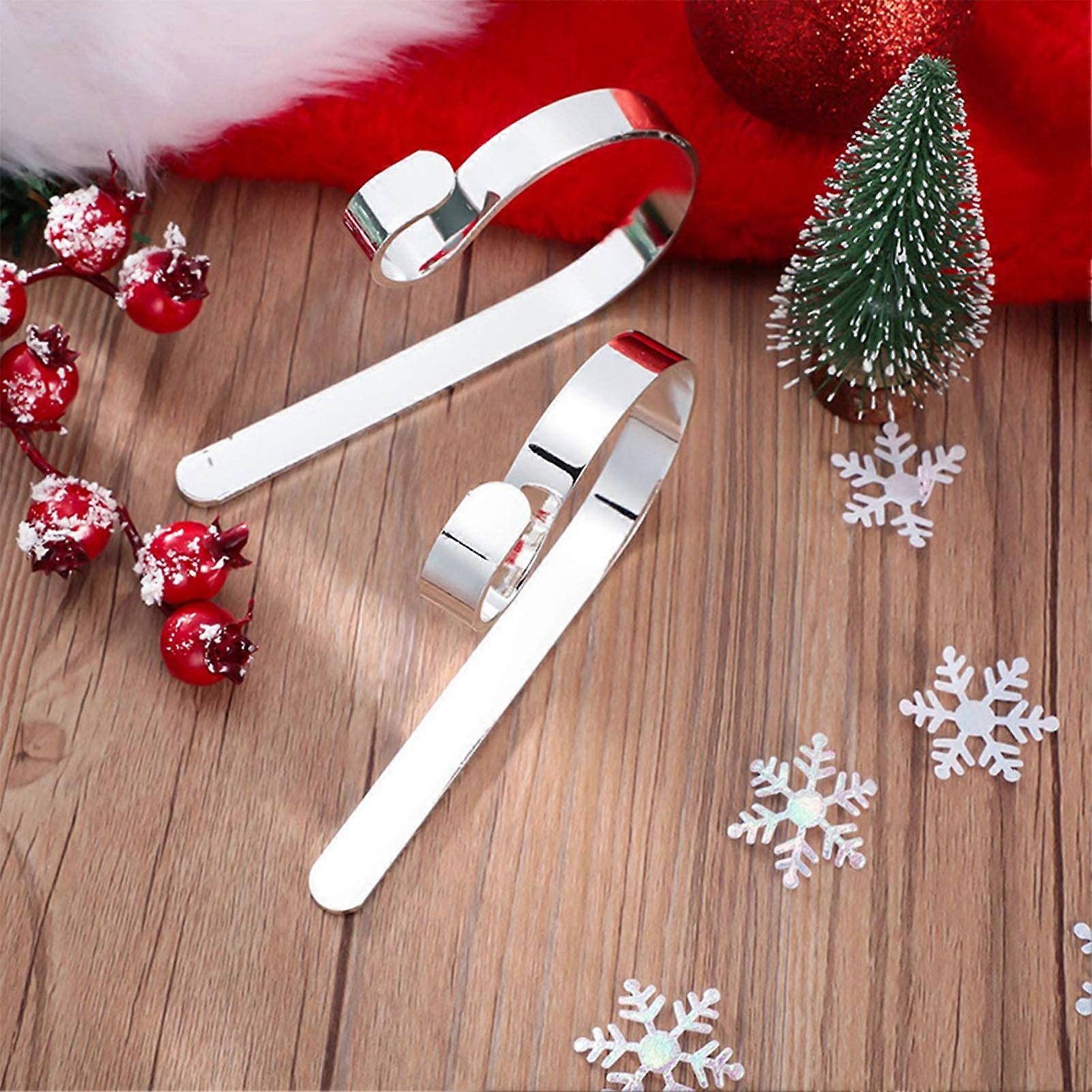 Home Mantel Metal Hooks Reusable Adjustable Nonslip Fireplace Hooks for Home Fireplace Decoration