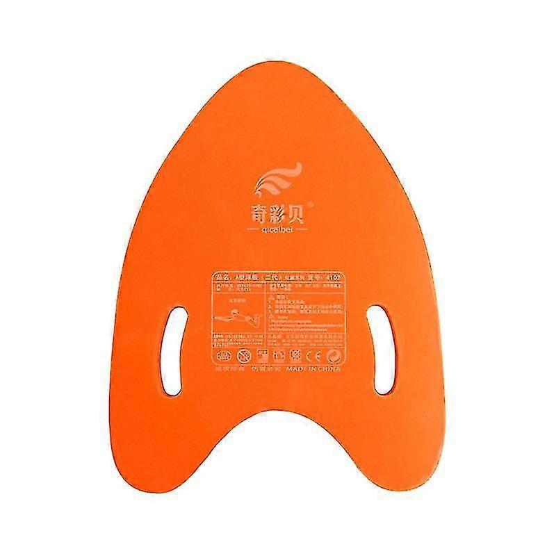 Swimming Beginner Learner Kickboard Floating Plate Eva Body Boards Swim Help A-shaped Board (orange)