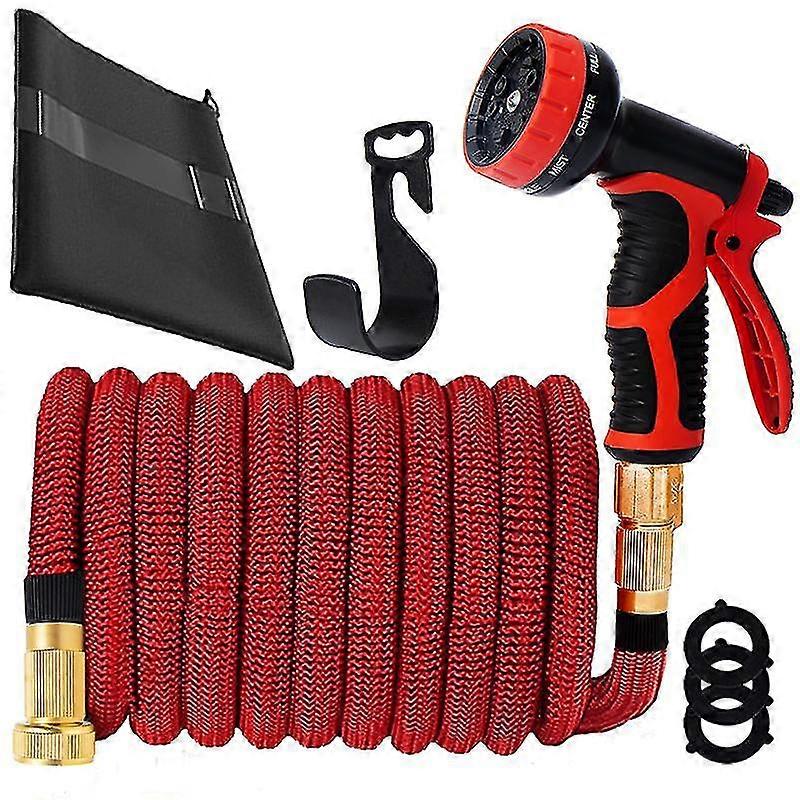 Expandable Garden Hose 25ft With 9 Function Water Gun