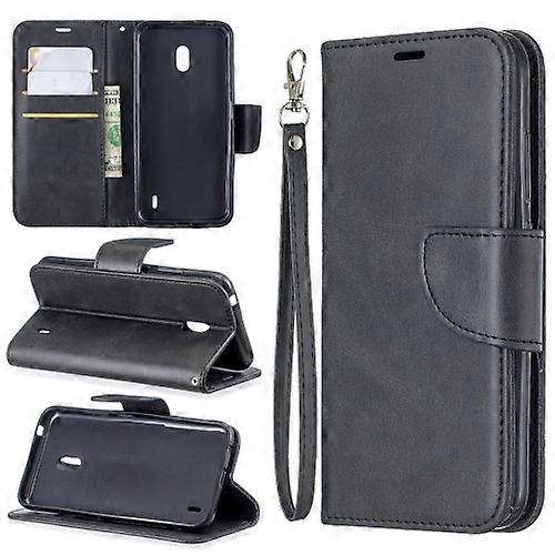 Retro Lambskin Texture Pure Color Horizontal Flip PU Leather Case for Nokia 2.2