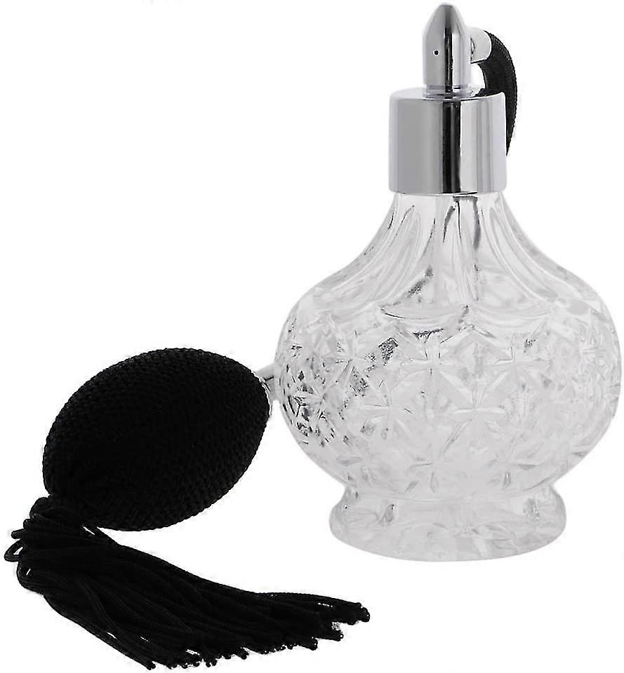 80ML Vintage Glass Perfume Bottle - Refillable Perfume Atomizer Spray Bottle