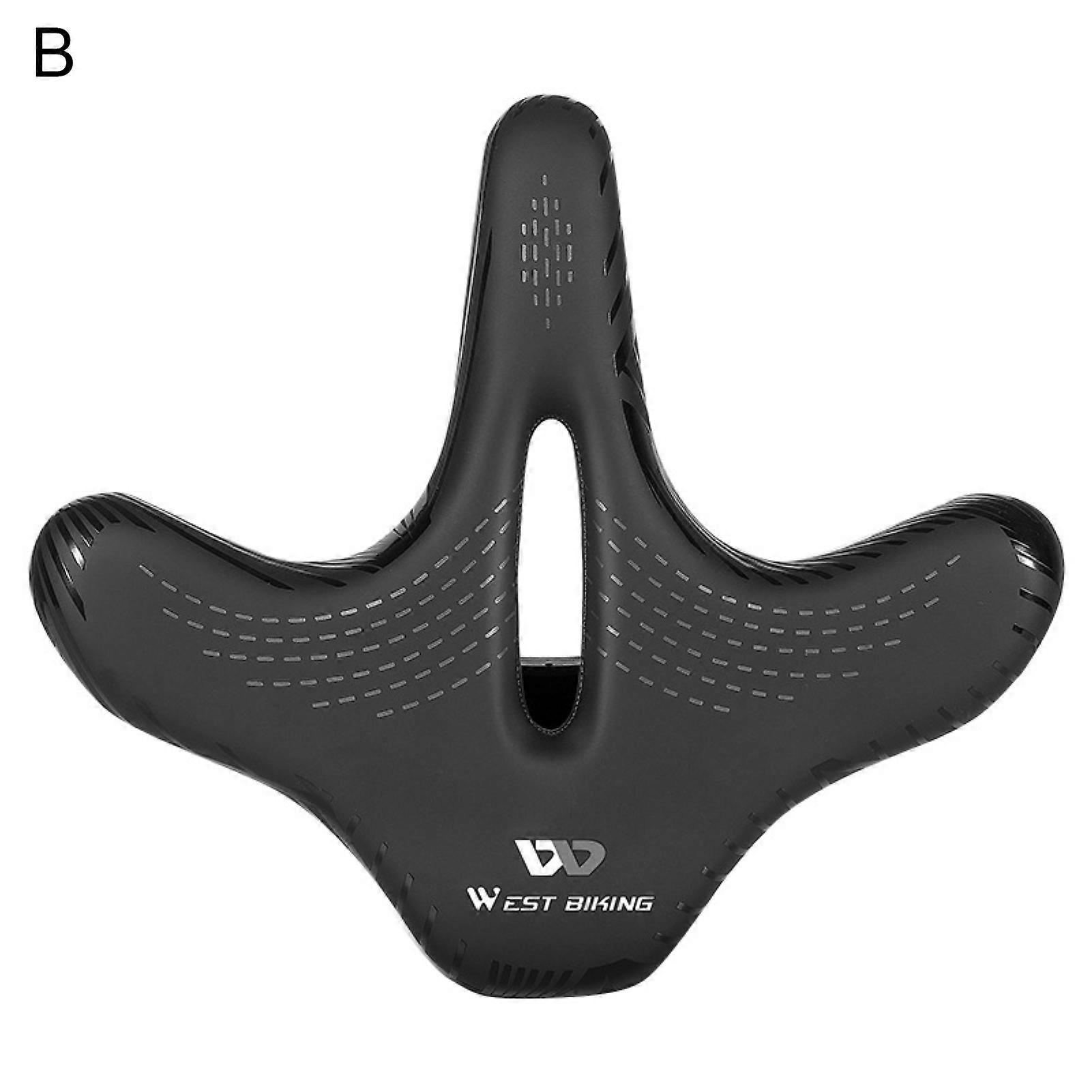 KaesiAnti-Scratch Bike Saddle Wide Wear-Resistant Ergonomic Soft Bicycle Thicken Cushion Pad for MTB
