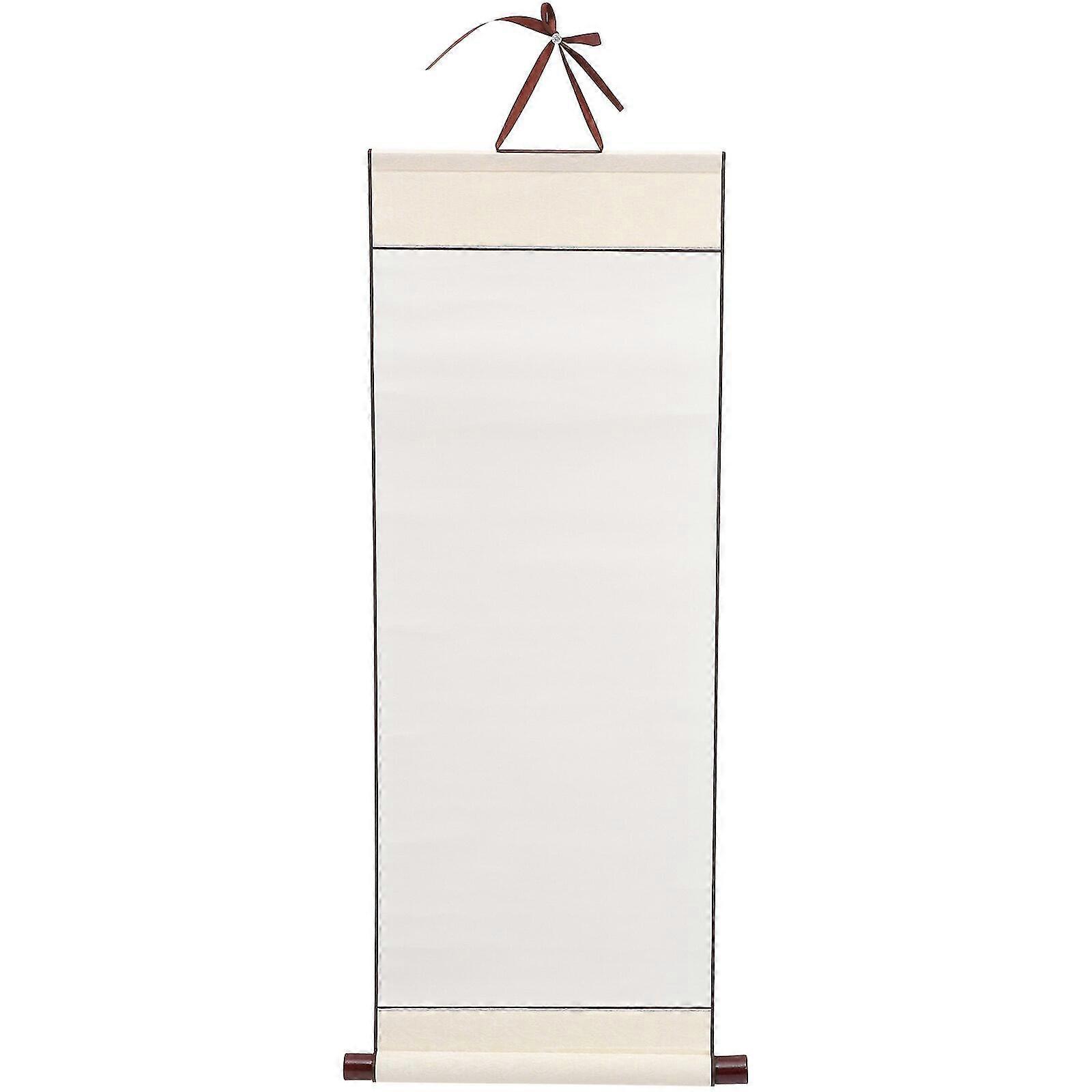 1pc Blank Mounting Hanging Scroll Chinese Paper Art Wall Scroll For Calligraphy
