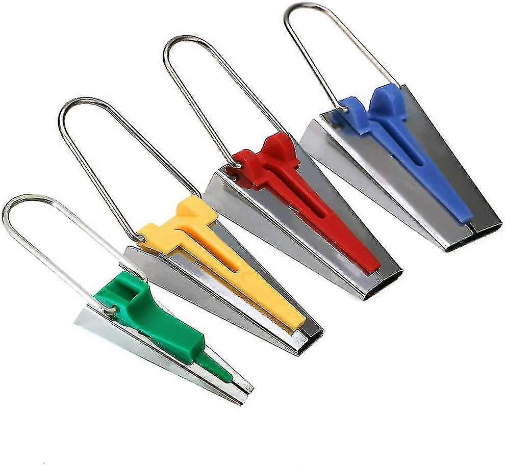 4 Sizes Fabric Bias Tape Makers Kit For Sewing Binding Quilting Tools Set