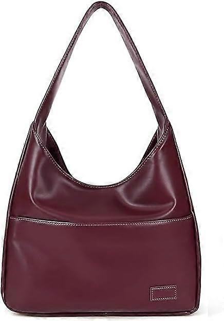 Läder Dam Stor Crossbody Väska College Väskor Kvinnors Tygväska Läder Axelväska College Handväska Shopper Väska