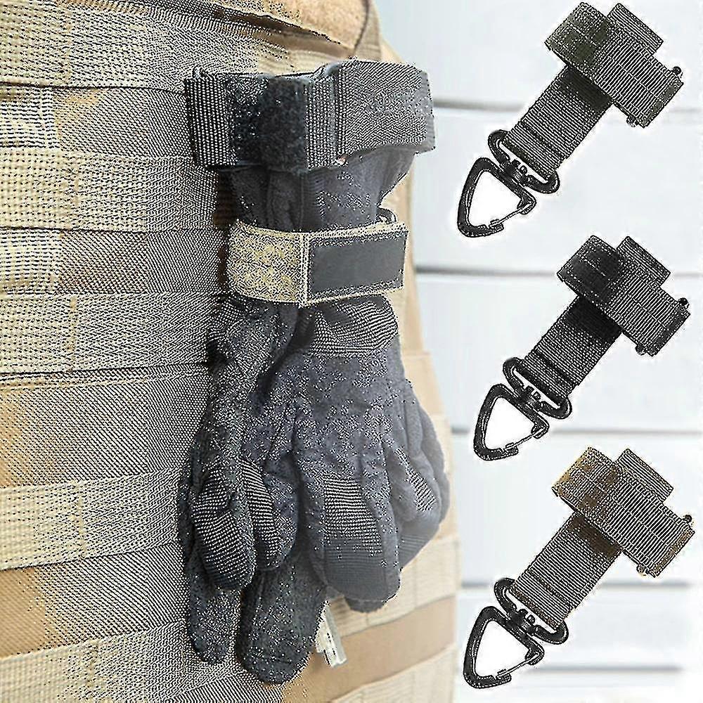 6 قطع قفازات نايلون جديدة متعددة الأغراض خطاف سلامة العمل في الهواء الطلق تكتيكي التسلق كليب التخييم المضادة للضياع تسلق حبل معلق