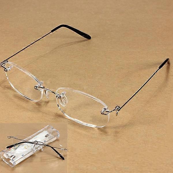Elegant No-frame Reading Glasses for Elderly