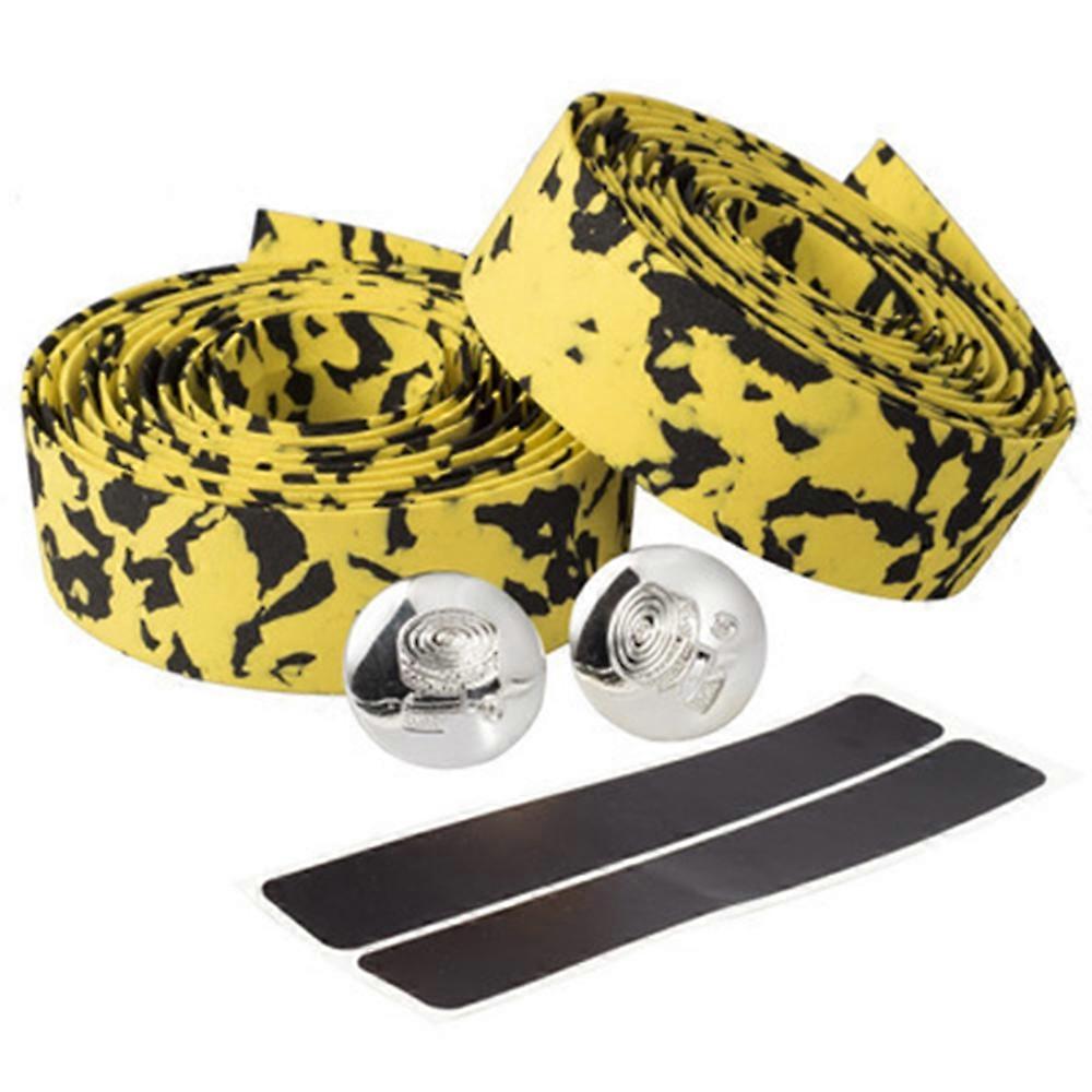 2 pcs Bicycle Bar Tape Camouflage Series Anti Skid Sponge Belt-Bicycle handlebars Bicycle camouflage straps Cycling handlebars with anti-skid shock-pr