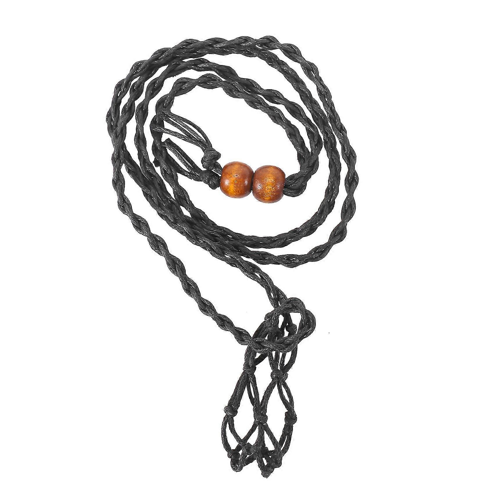 Collier Cordon Empty Stone Holder, Cristaux Compatibles, Pendentif Stone Holder