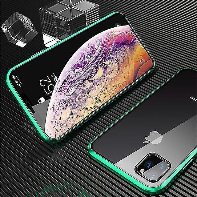 Magnetic Case for  iPhone 13 12 11 Pro Max X XS XR 8 7 Plus Double Sided Tempered Glass Phone Protective Case